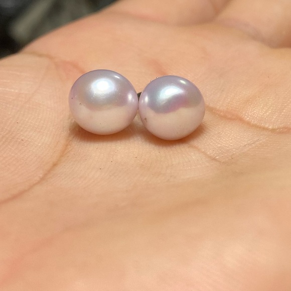Jewelry - BEAUTIFUL 925 STERLING SILVER PEARL EARRINGS